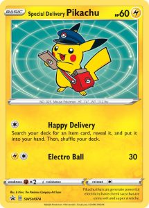 Special Delivery Pikachu SWSH074