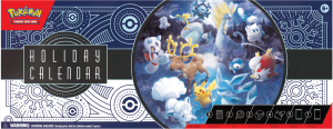 Calendario delle vacanze Pokémon 2023 Pokemart.be fronte